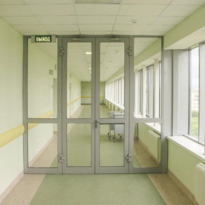 Алюминиевая противопожарная перегородка EIW-60